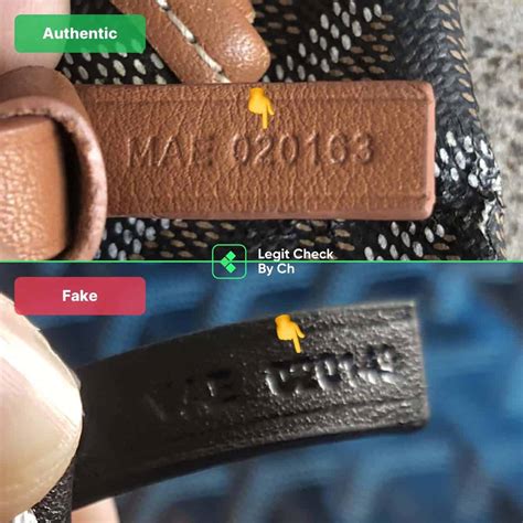 goyard belt authentic vs fake|authentic goyard bags serial number.